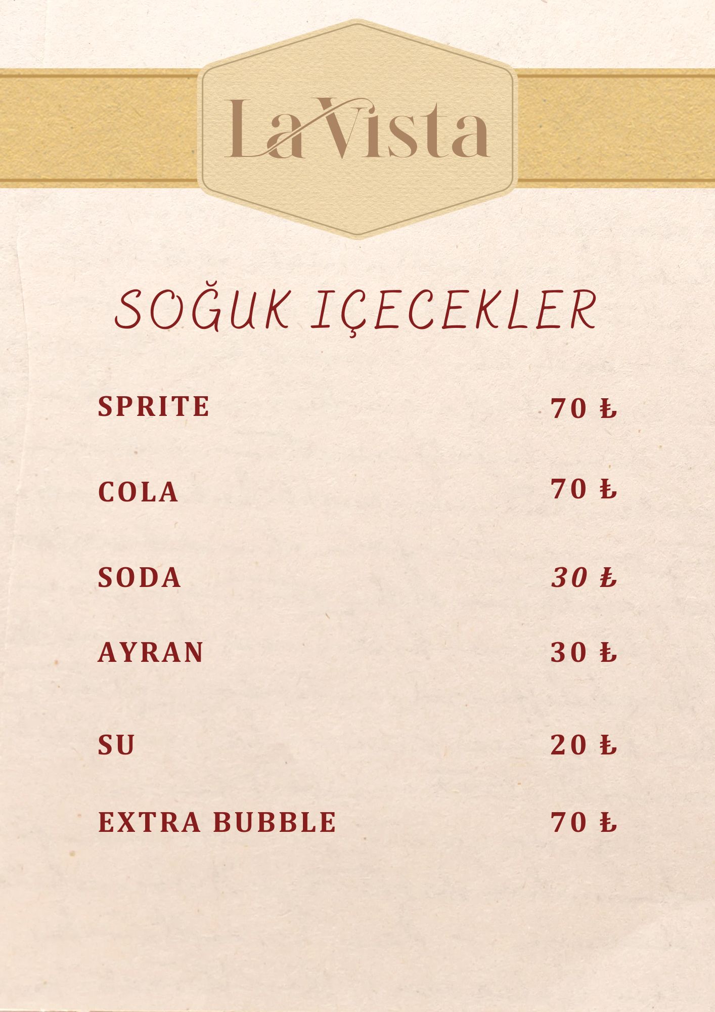 Menü Sayfa 9